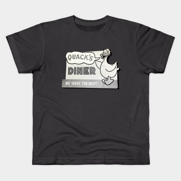 Quack's Diner Kids T-Shirt by GOODEYE